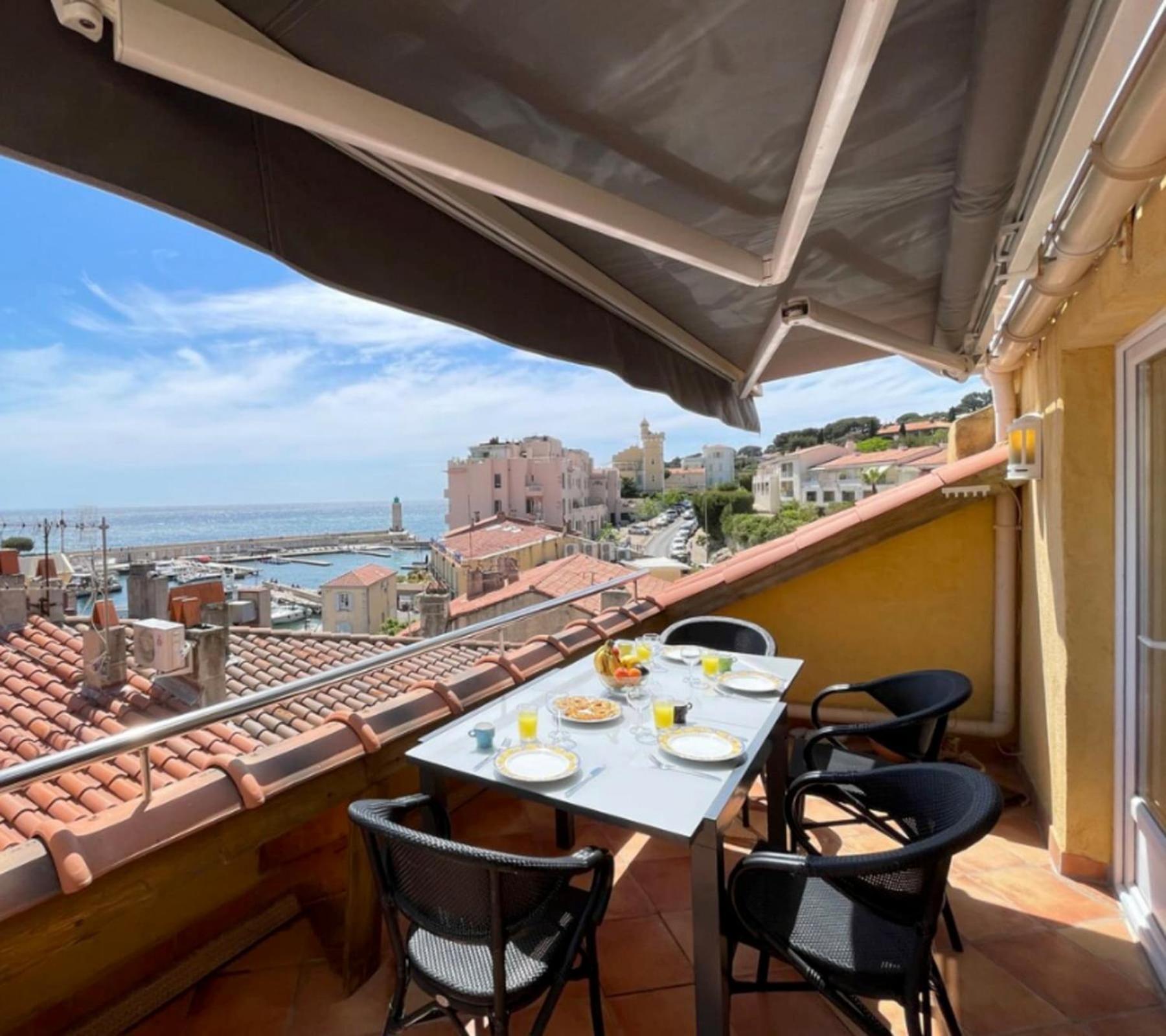 La Perle De Cassis - Terrace With Sea View Apartment Exterior photo